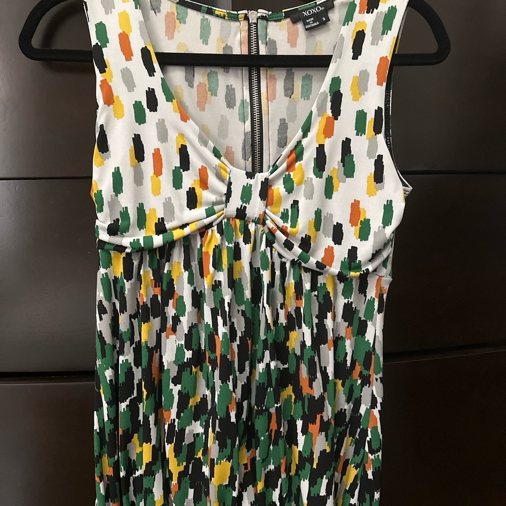 XOXO Multicolor Abstract Print Sleeveless Top - Size S